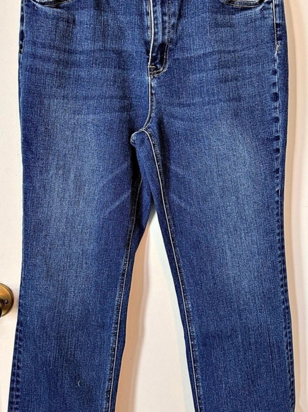 Lovervet She's All That High Rise Dark Wash Kick Flare Dark Wash Kick Flare